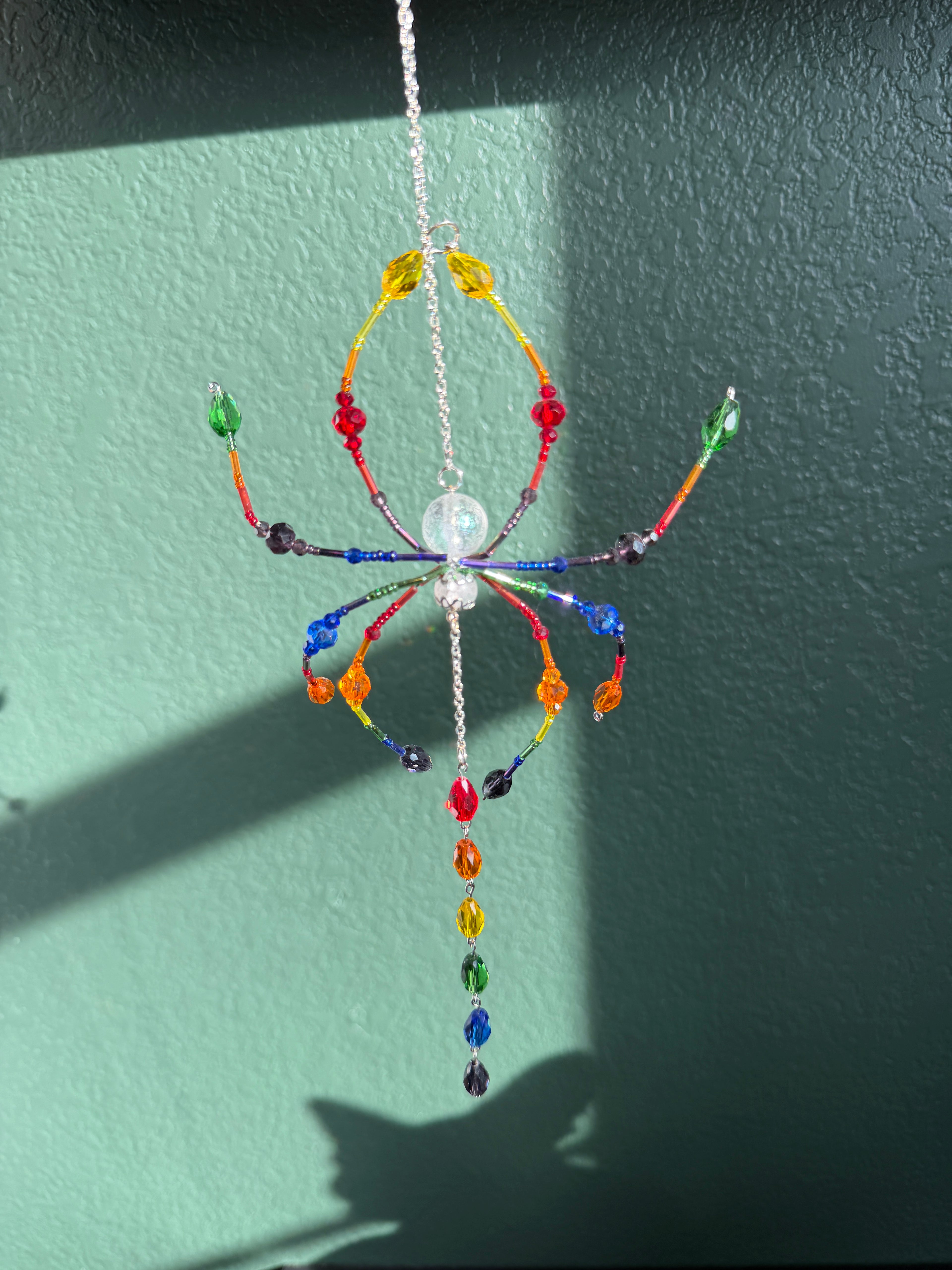 Pretty Little Creeps - Spider with Rainbow drops