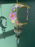 Moonlit Bloom Suncatcher - Dragon Charms