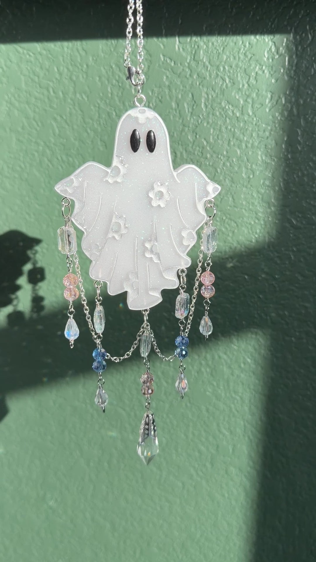 Ghoul, Please Suncatcher - White & Silver