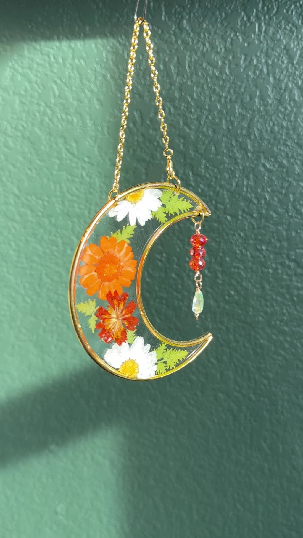 Moonlit Bloom - Orange Florals